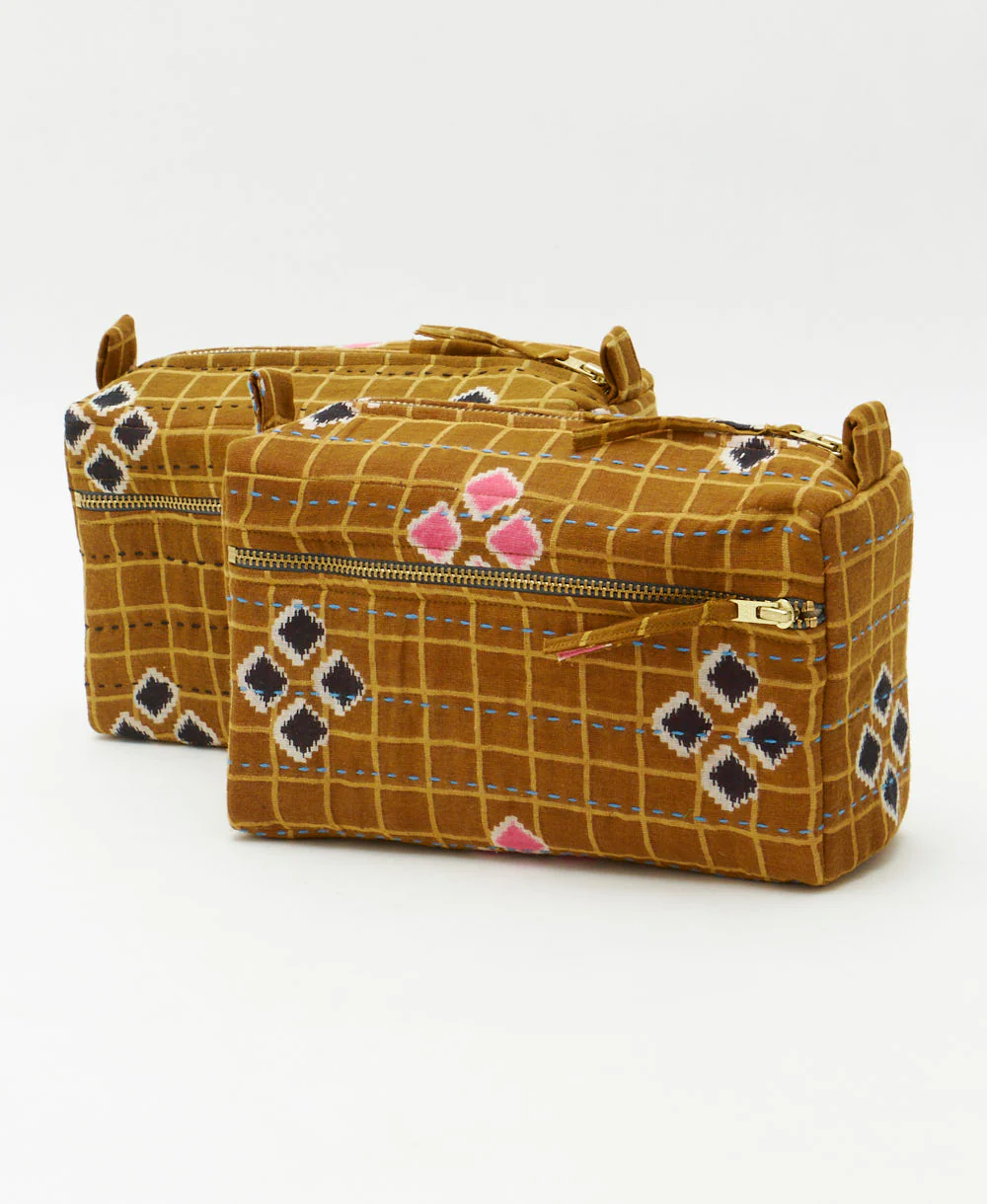 Kantha Medium Toiletry Bag - No. 260321 - Image 3