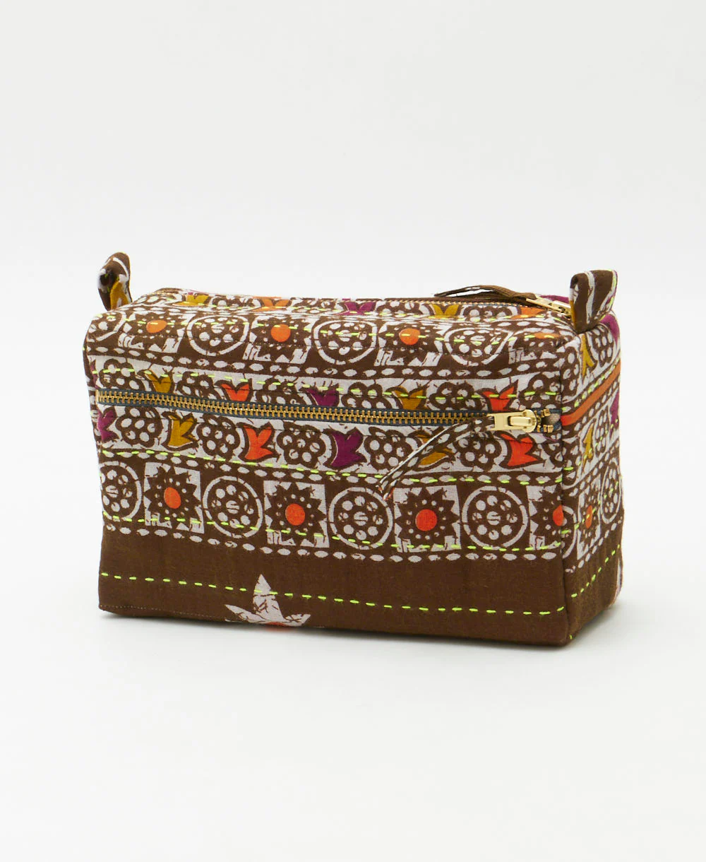 Kantha Medium Toiletry Bag - No. 260322