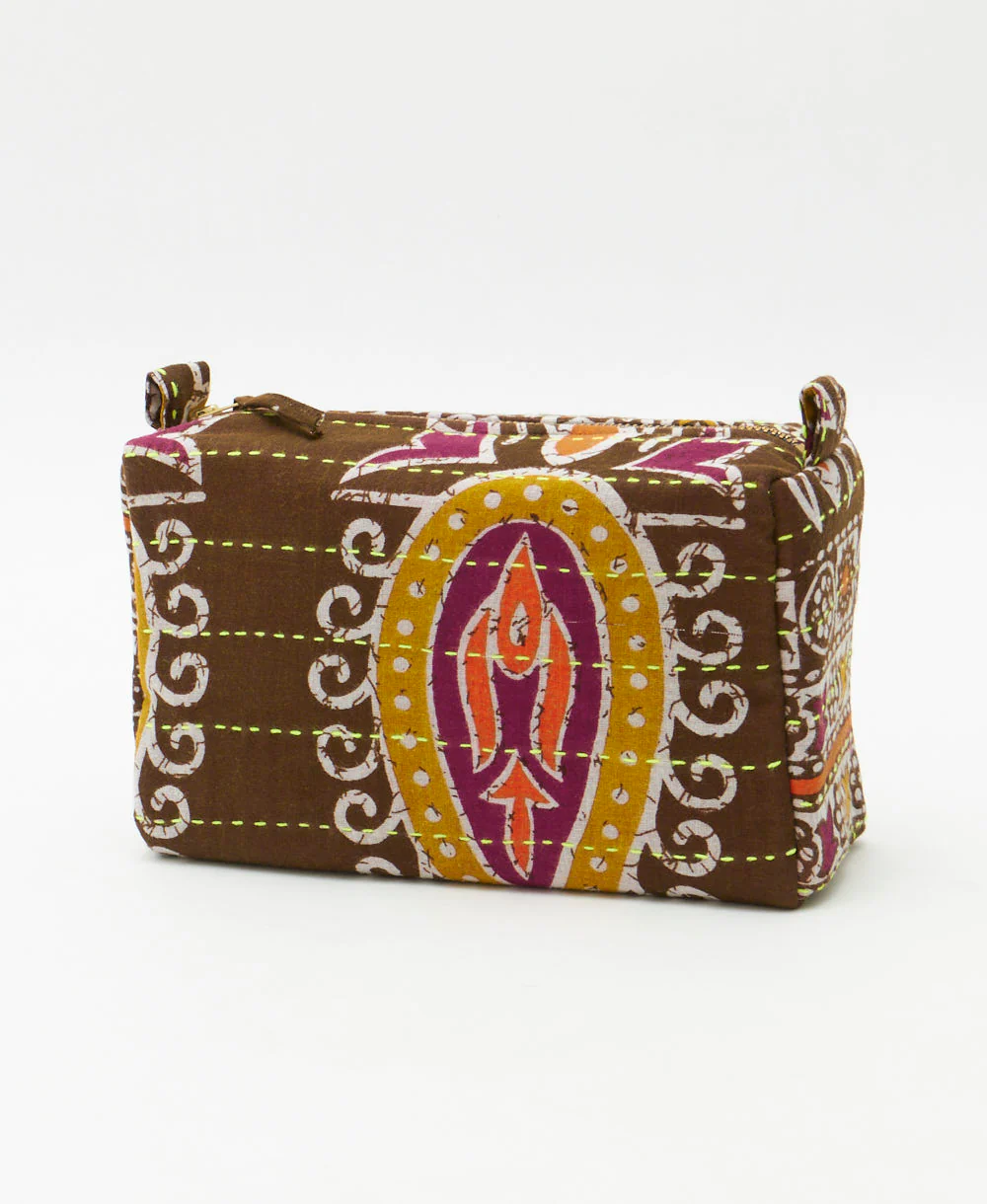 Kantha Medium Toiletry Bag - No. 260322 - Image 2