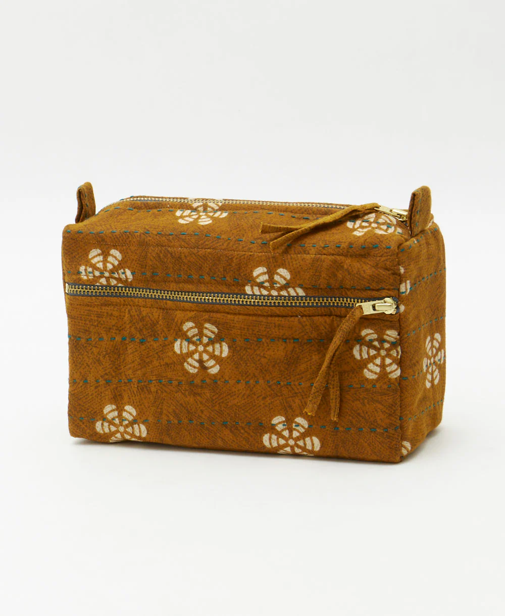 Kantha Medium Toiletry Bag - No. 260323