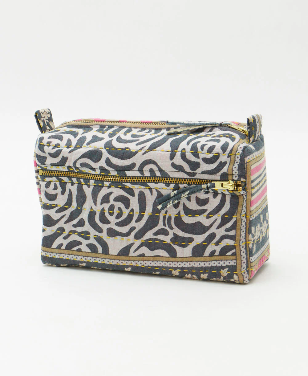 Kantha Medium Toiletry Bag - No. 260331