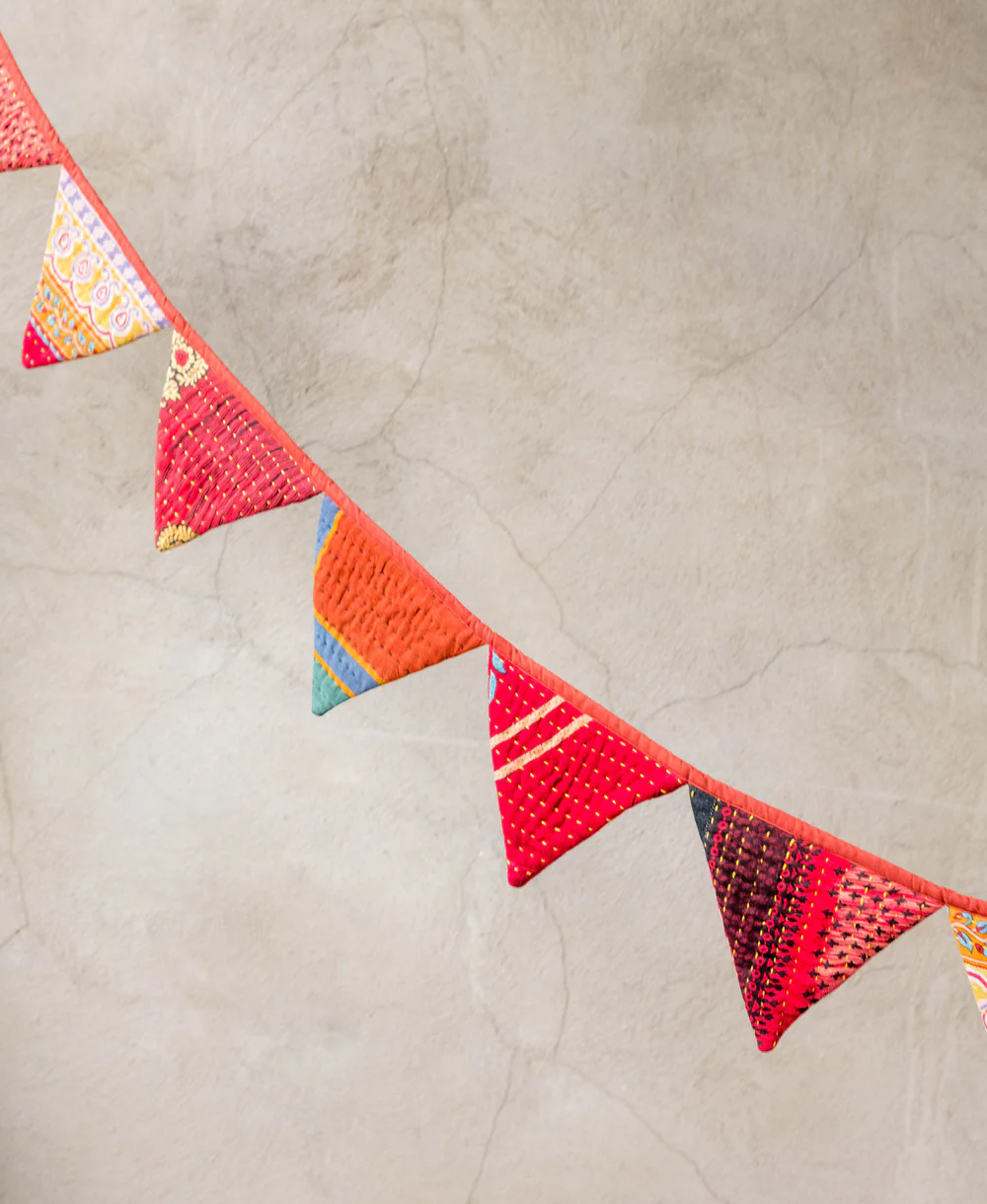 Kantha Pennant Banner - Image 4