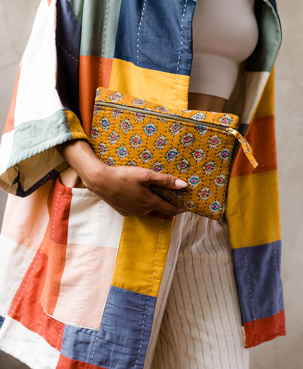 Kantha Pouch - No. 260110 - Image 4