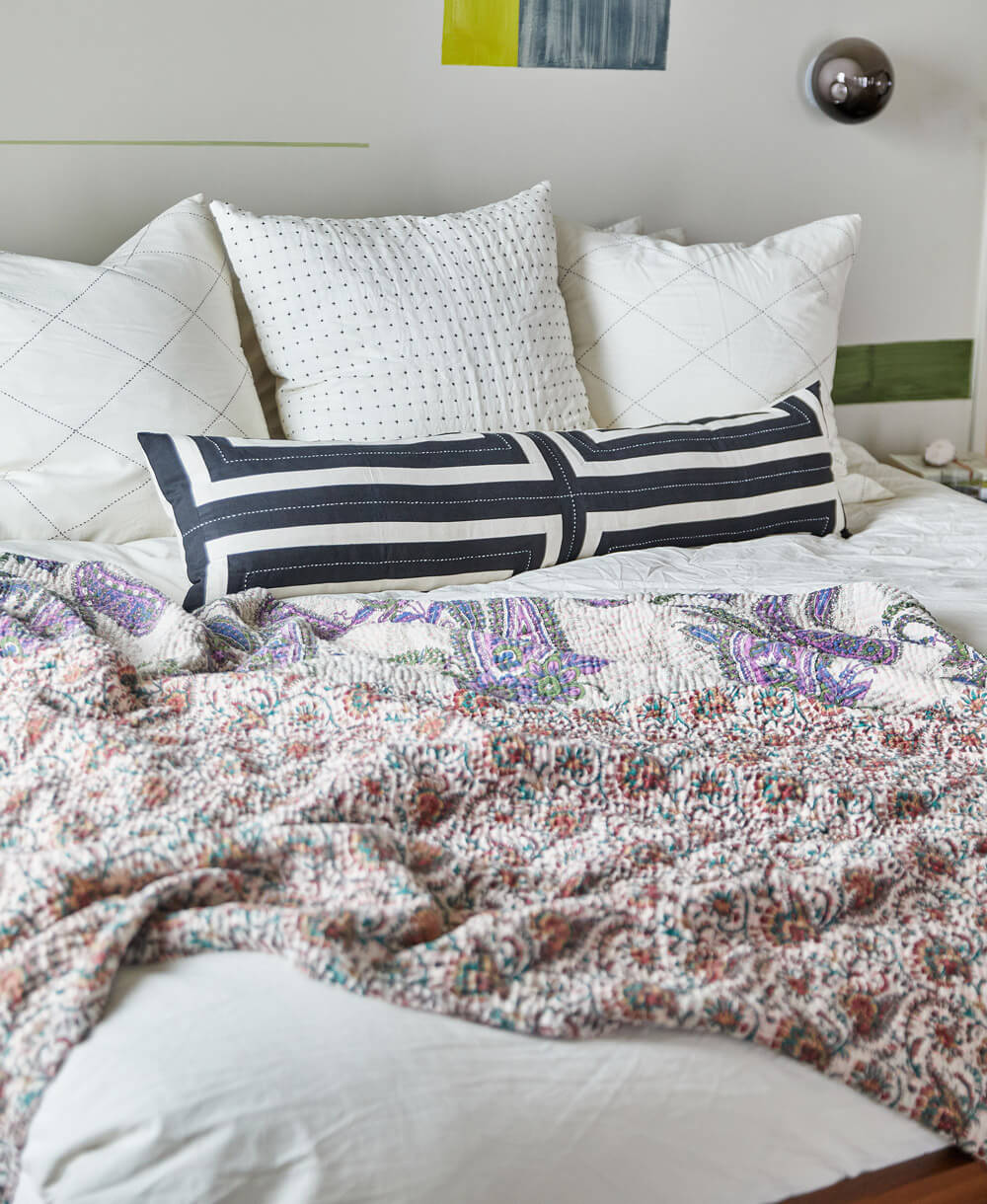Kantha Quilt Throw - No. 250705 - Image 5