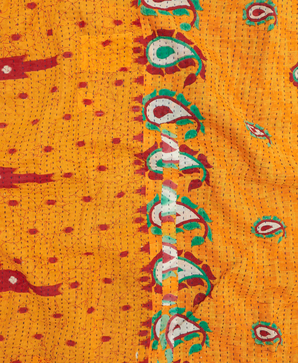 Kantha Quilt Throw - No. 250723 - Image 2