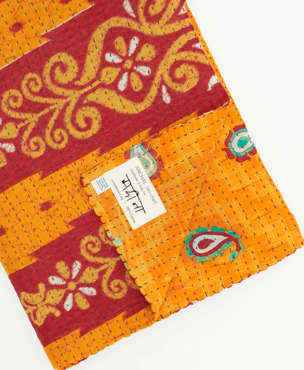 Kantha Quilt Throw - No. 250723 - Image 3