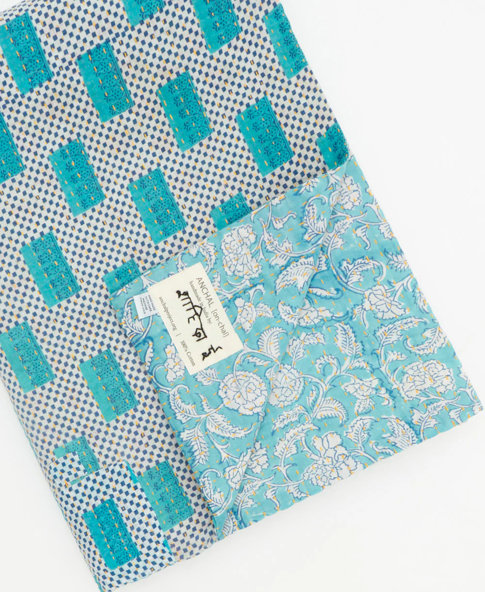 Kantha Quilt Throw - No. 250808 - Image 2