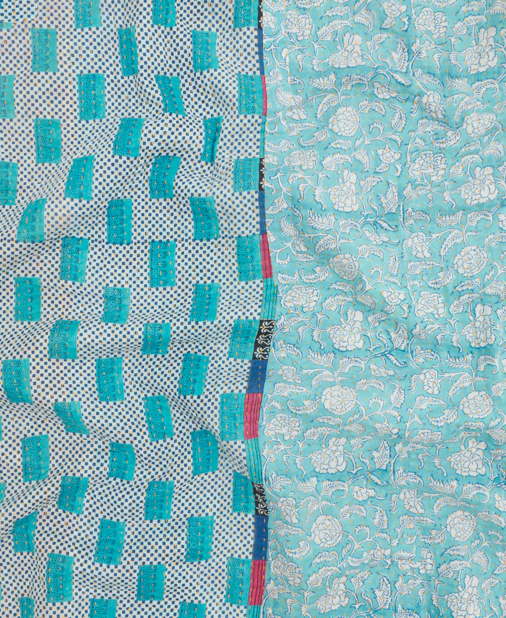 Kantha Quilt Throw - No. 250808 - Image 3