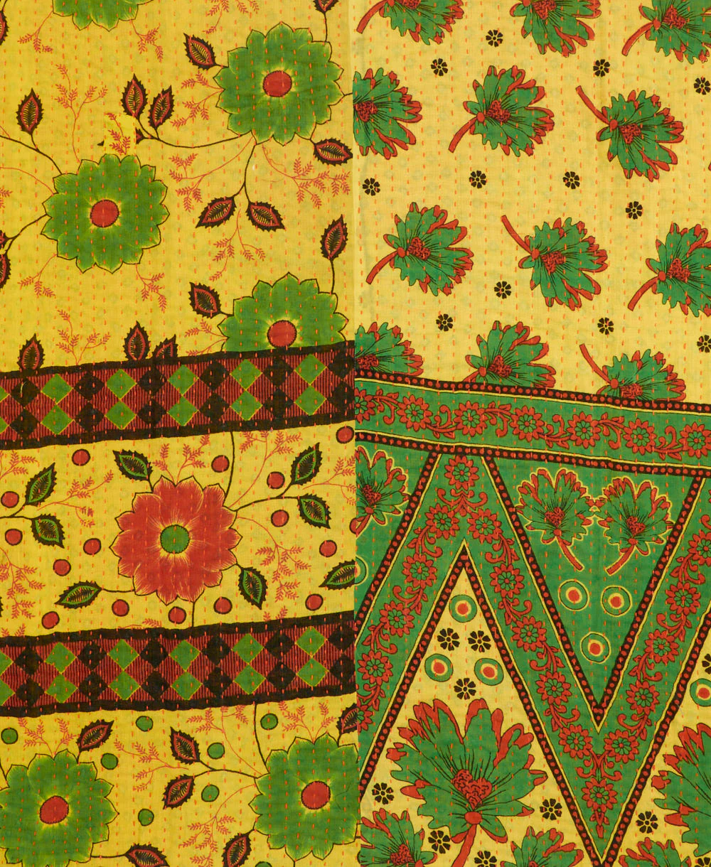 Kantha Quilt Throw - No. 250835 - Image 3