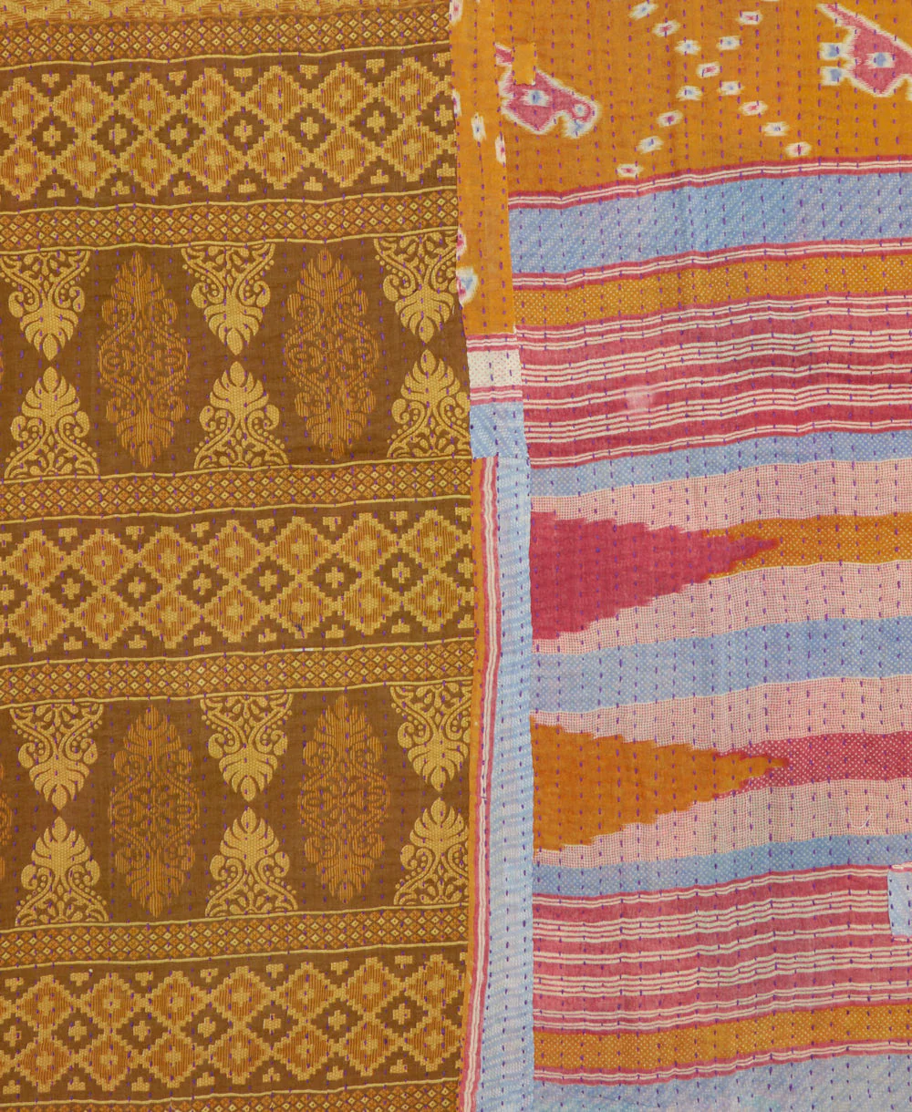 Kantha Quilt Throw - No. 250847 - Image 3