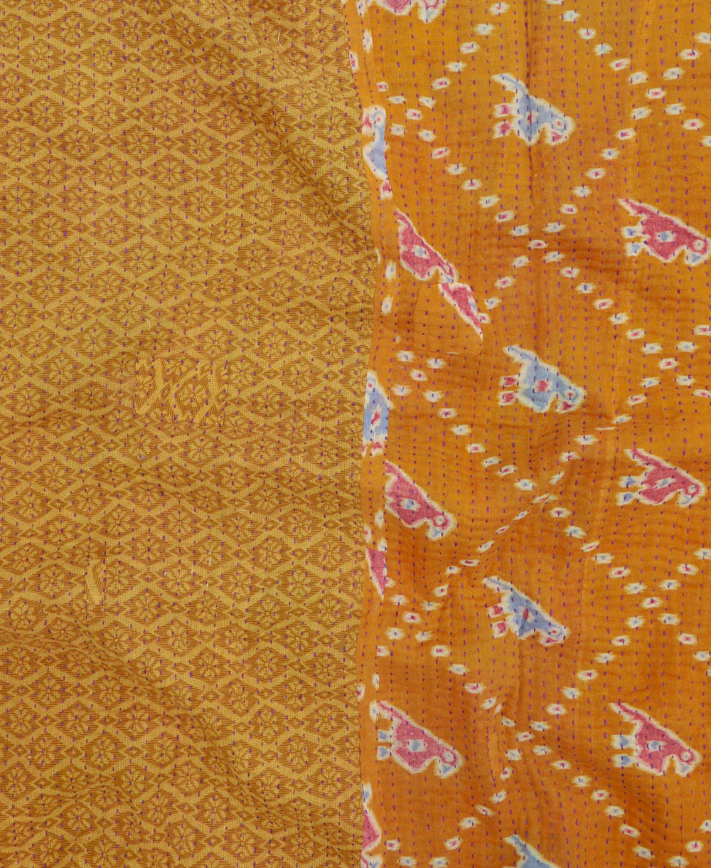 Kantha Quilt Throw - No. 250847 - Image 4