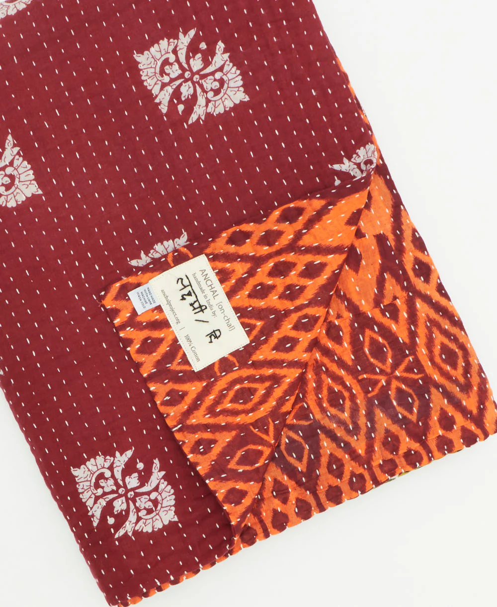 Kantha Quilt Throw - No. 260201 - Image 2