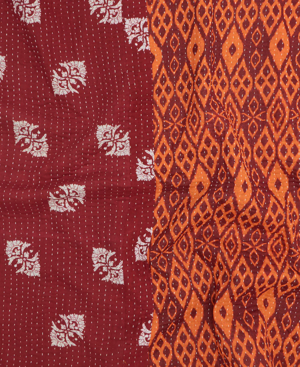 Kantha Quilt Throw - No. 260201 - Image 4