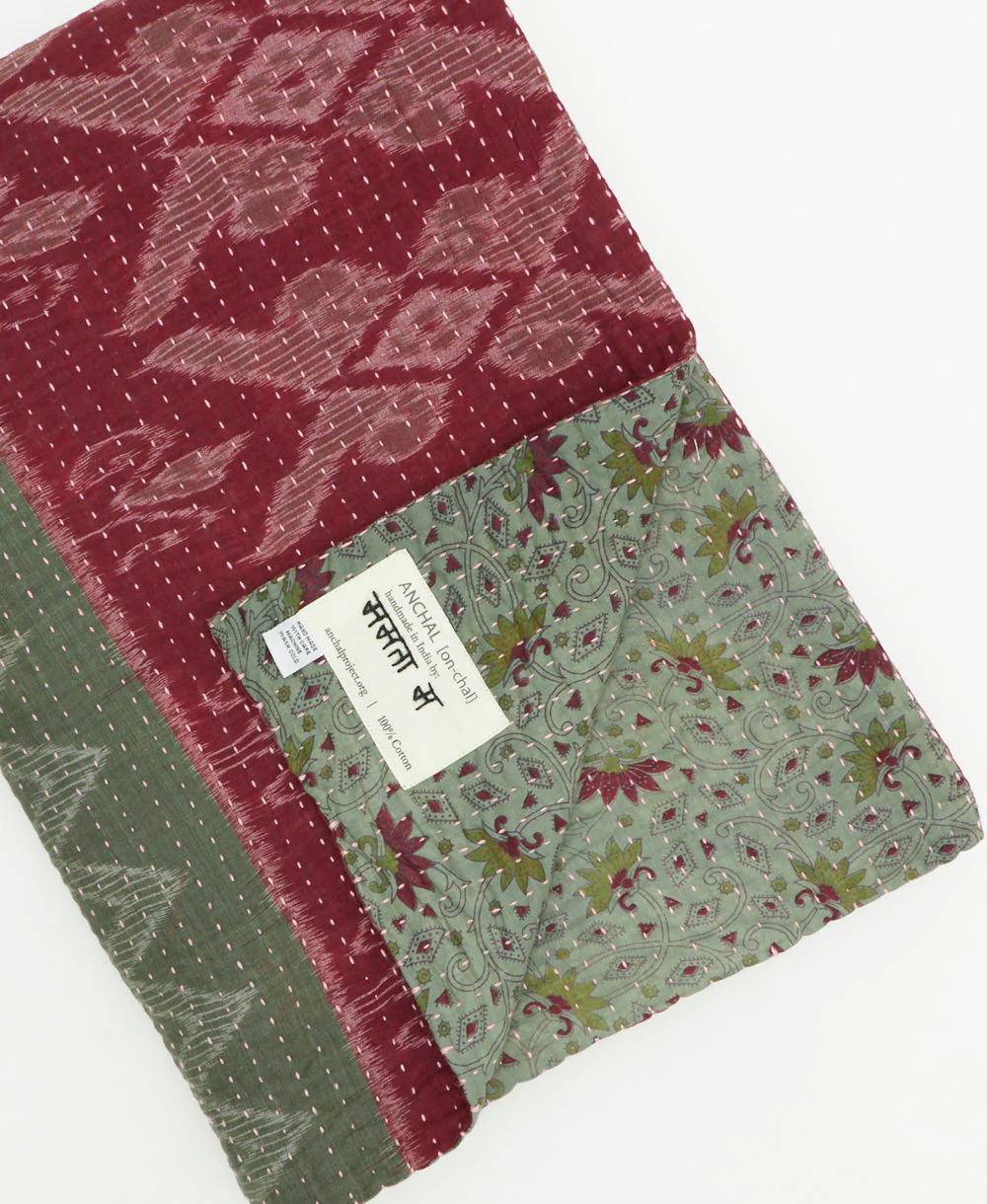 Kantha Quilt Throw - No. 260302 - Image 2