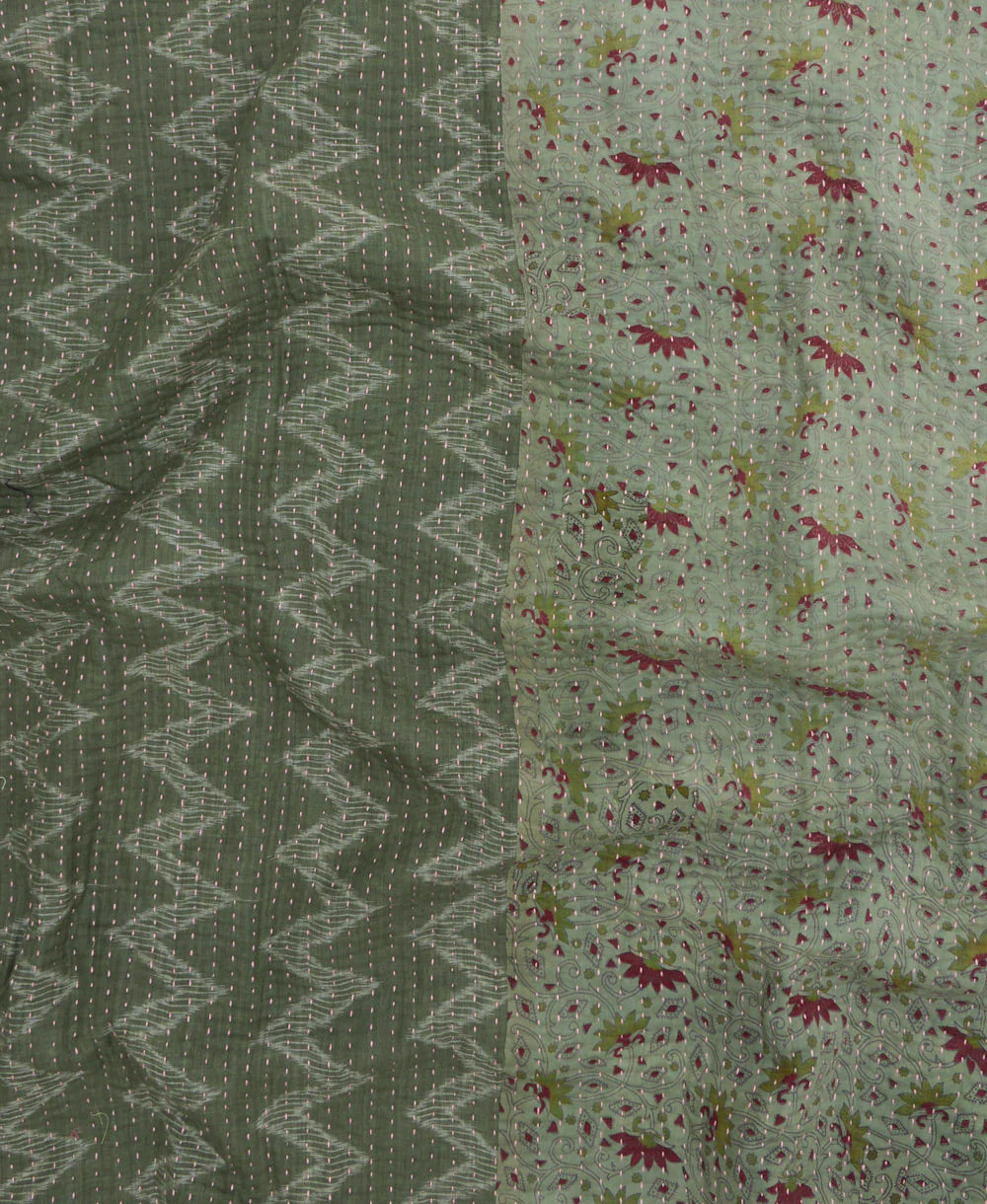 Kantha Quilt Throw - No. 260302 - Image 3