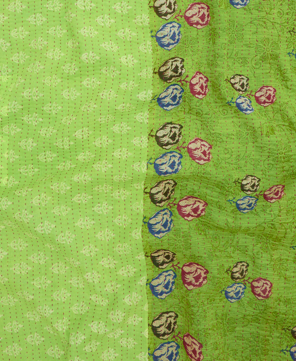 Kantha Quilt Throw - No. 260307 - Image 3