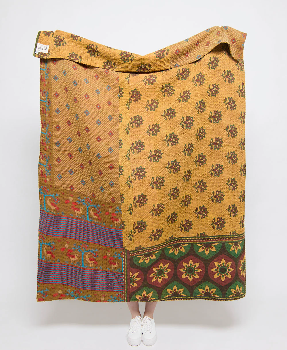 Kantha Quilt Throw - No. 260311
