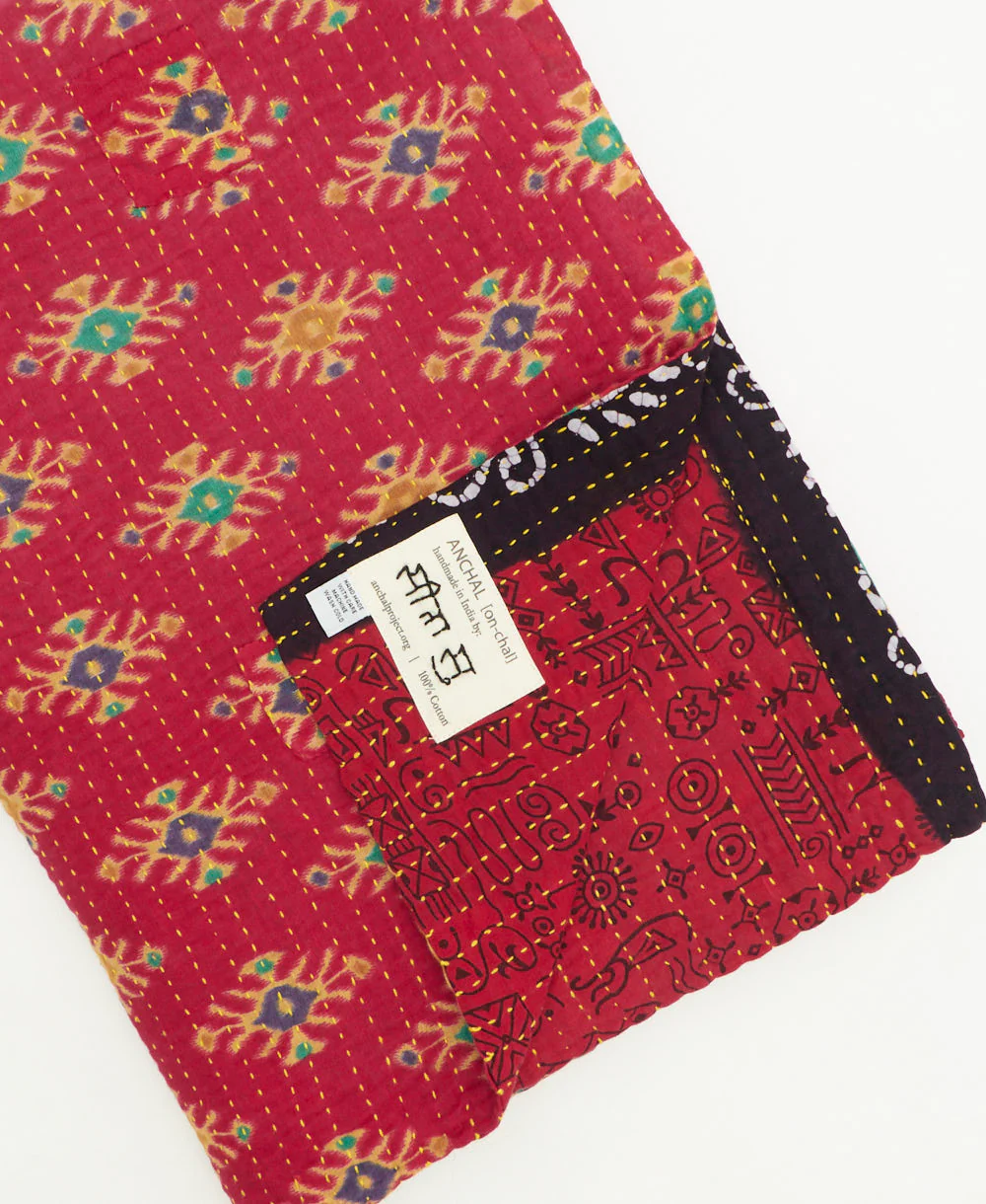 Kantha Quilt Throw - No. 260313 - Image 2