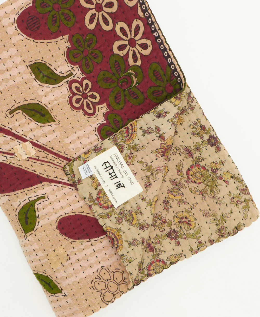 Kantha Quilt Throw - No. 260316 - Image 2