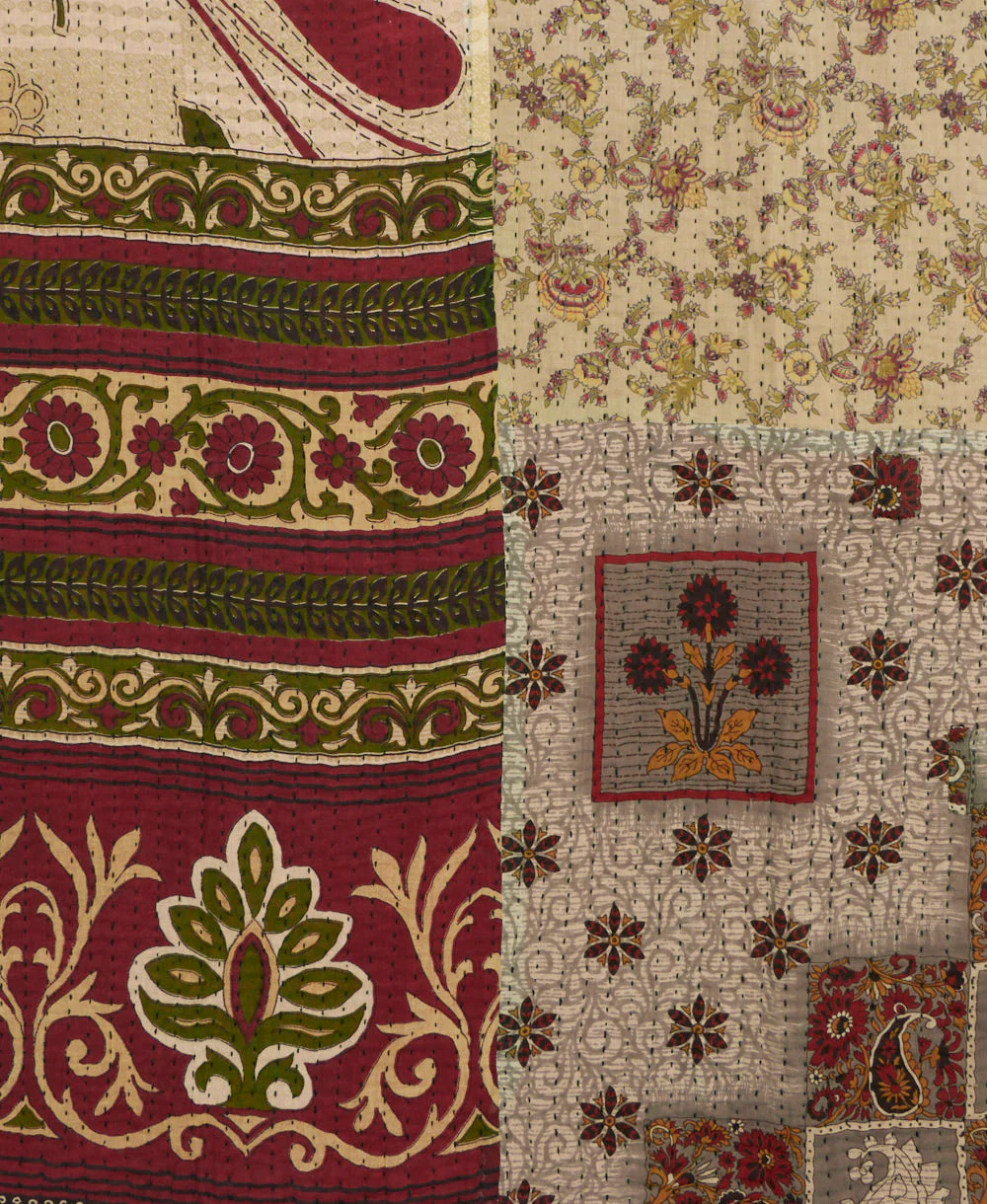 Kantha Quilt Throw - No. 260316 - Image 3