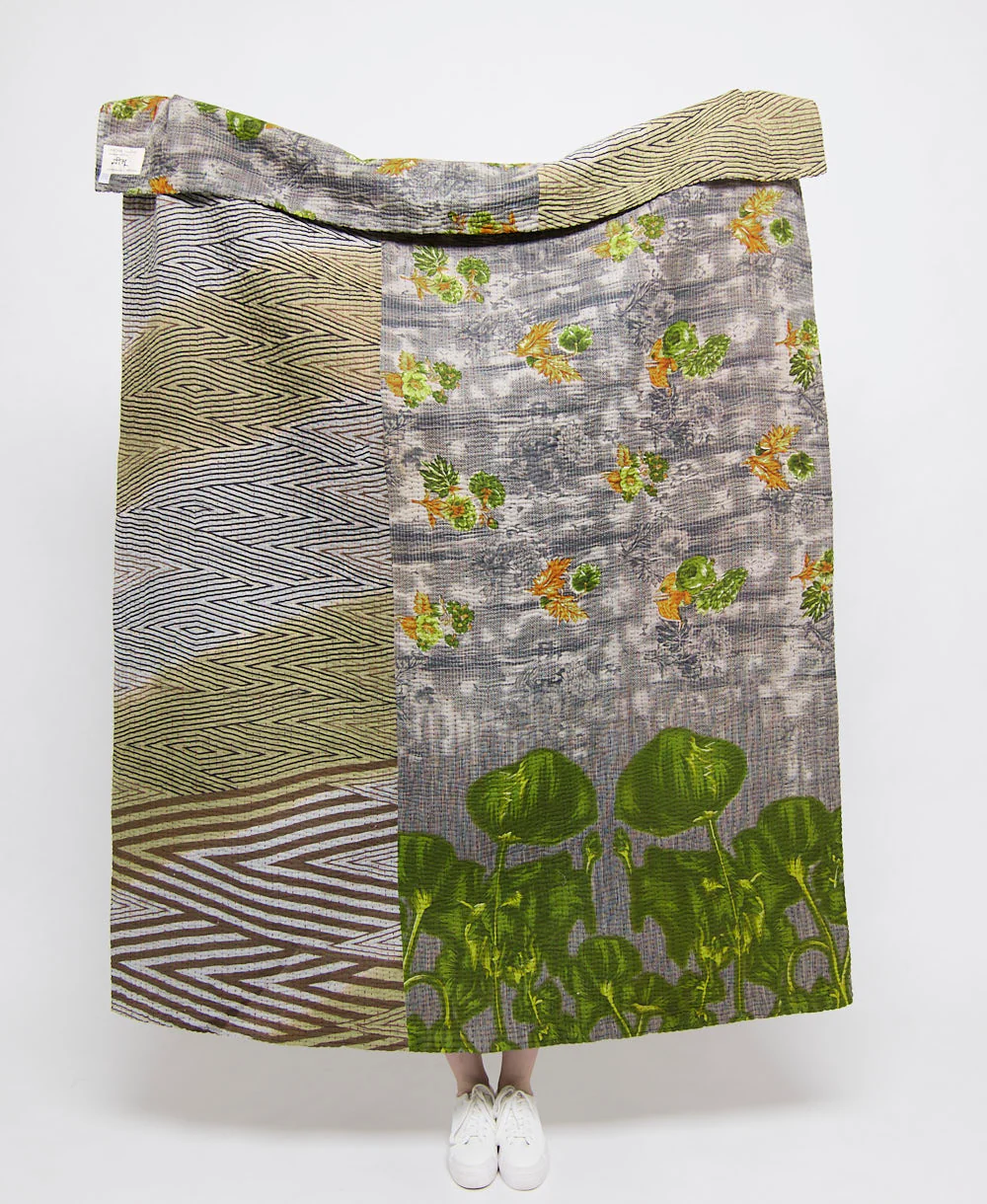 Kantha Quilt Throw - No. 260317