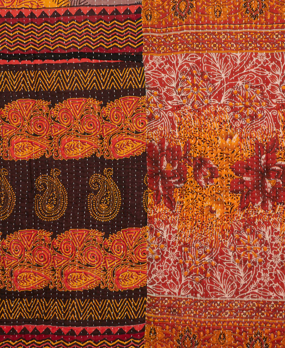Kantha Quilt Throw - No. 260320 - Image 4