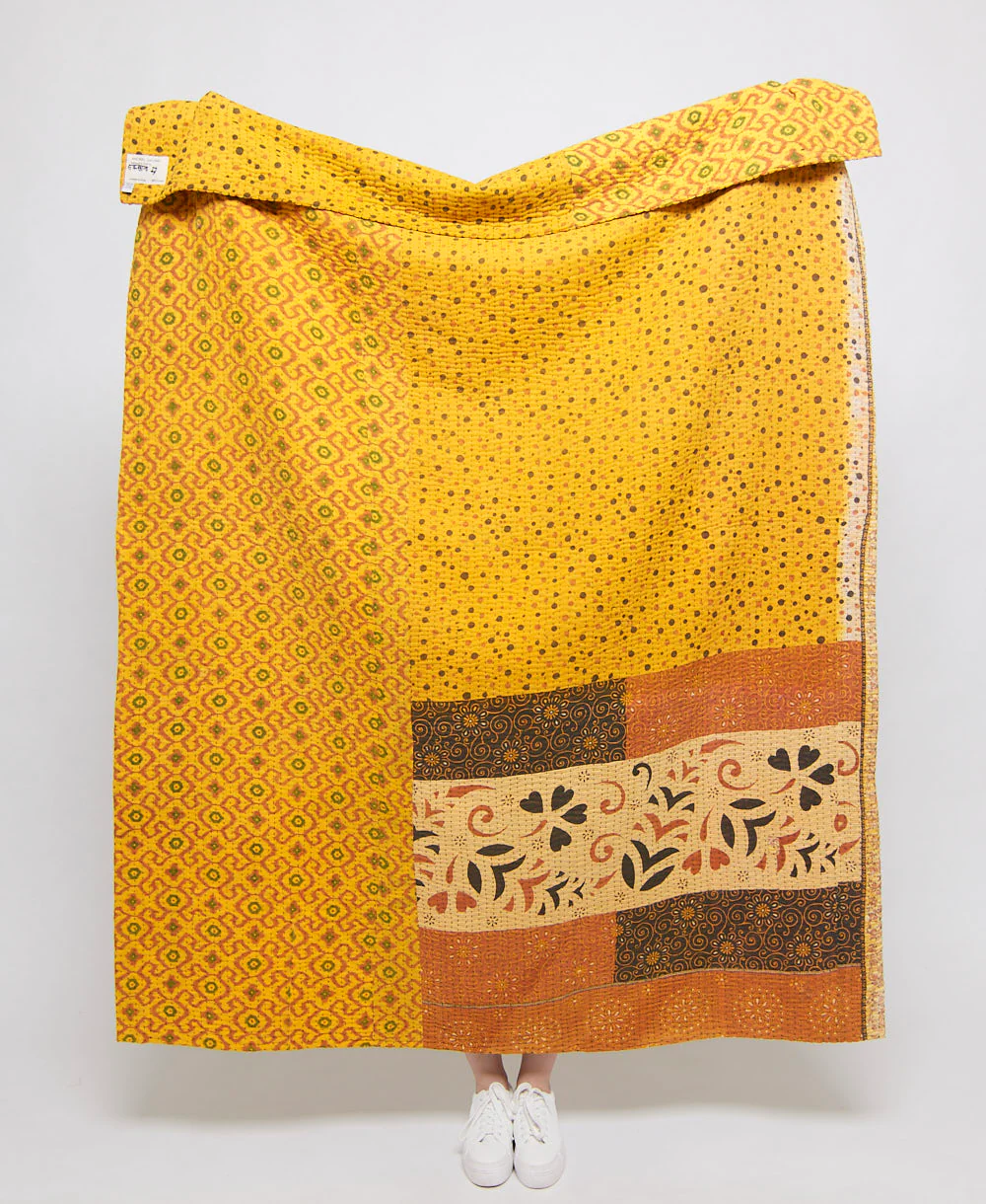 Kantha Quilt Throw - No. 260321