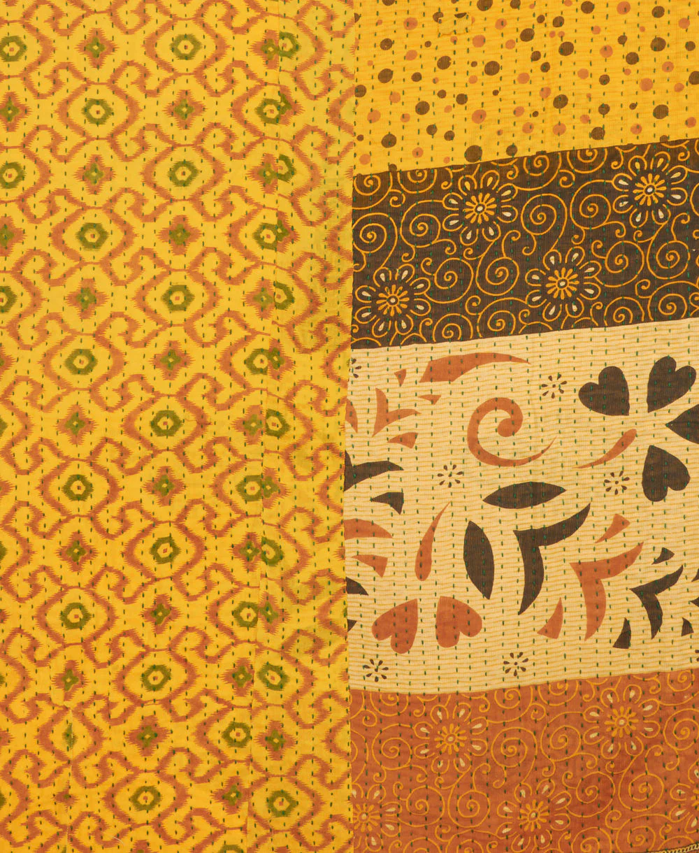 Kantha Quilt Throw - No. 260321 - Image 4