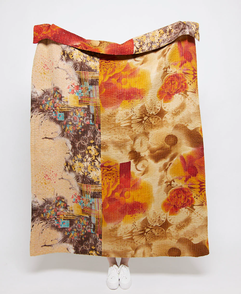 Kantha Quilt Throw - No. 260323