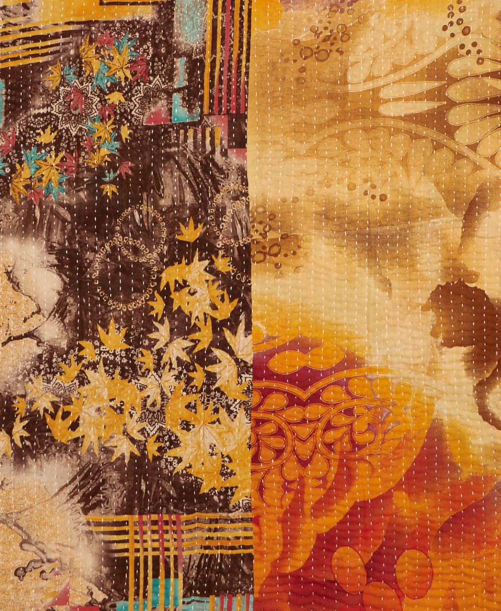 Kantha Quilt Throw - No. 260323 - Image 3