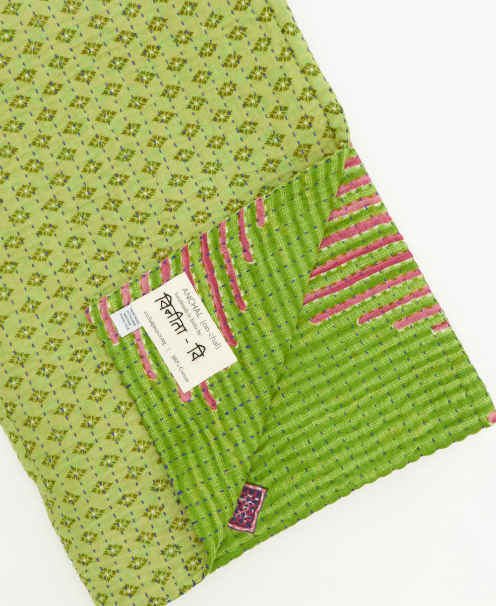 Kantha Quilt Throw - No. 260324 - Image 2