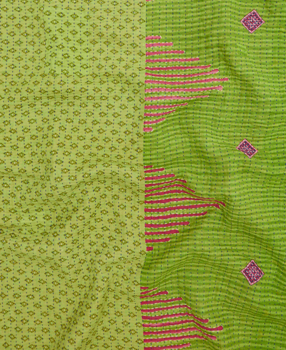 Kantha Quilt Throw - No. 260324 - Image 3