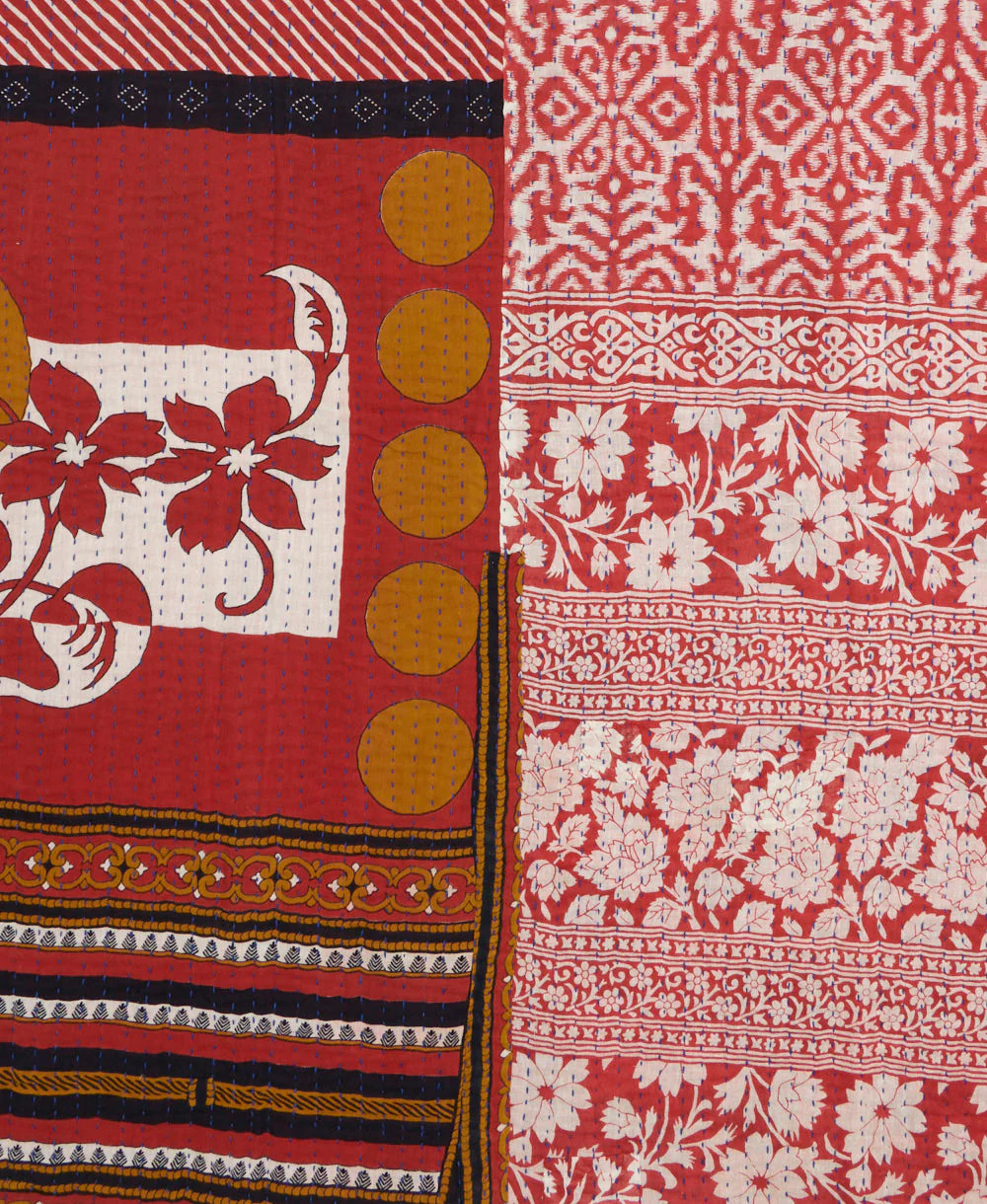 Kantha Quilt Throw - No. 260327 - Image 4