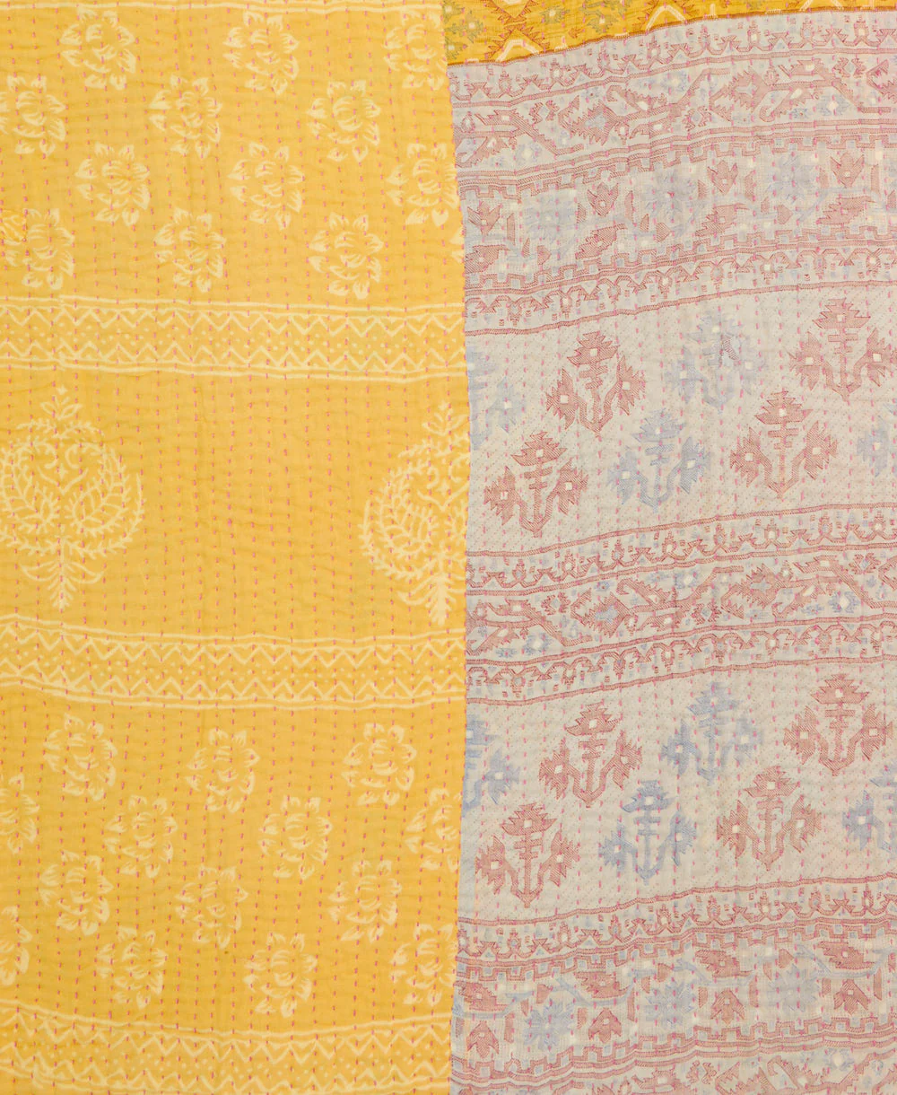 Kantha Quilt Throw - No. 260329 - Image 4