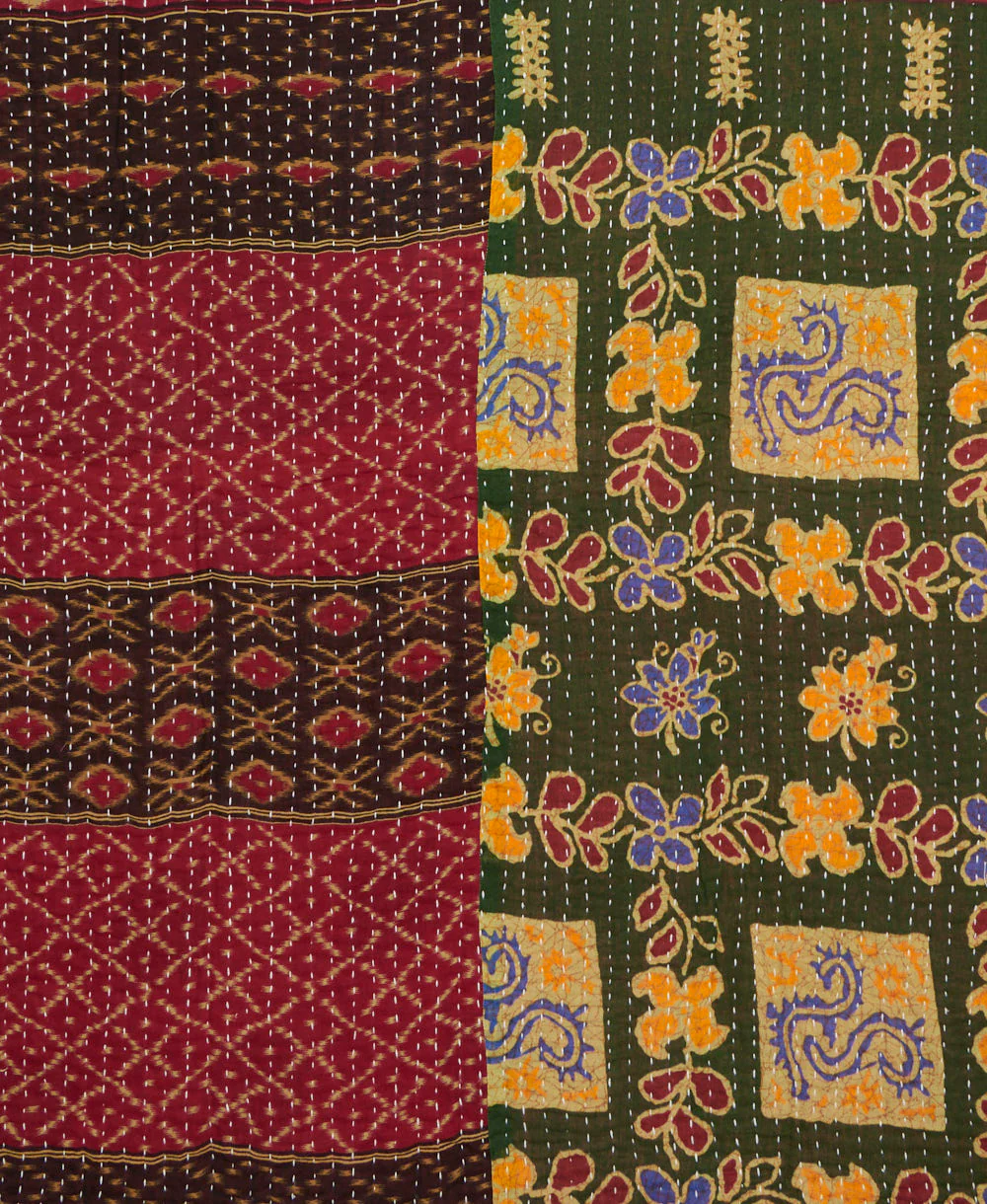 Kantha Quilt Throw - No. 260330 - Image 4