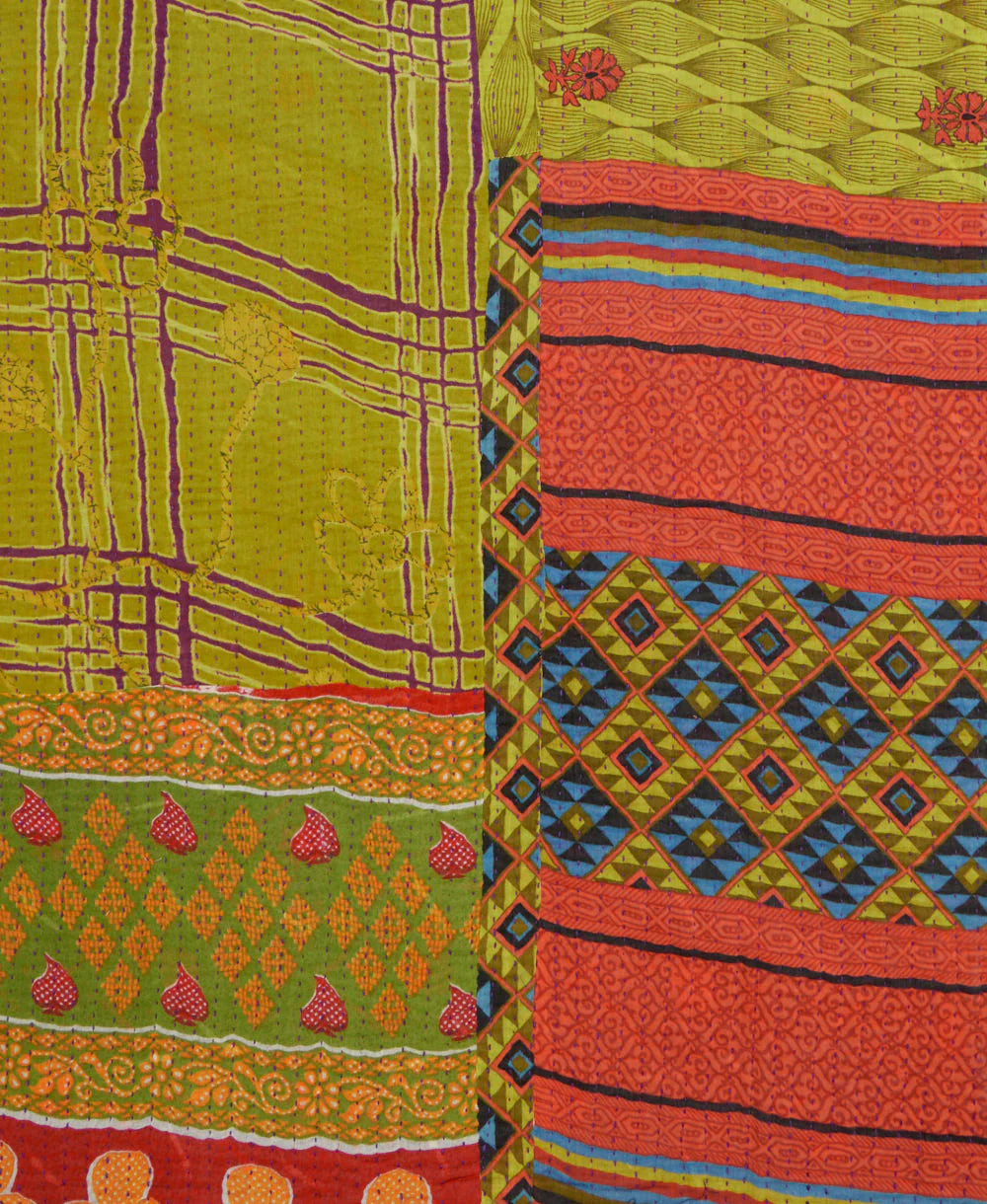 Kantha Quilt Throw - No. 260335 - Image 3