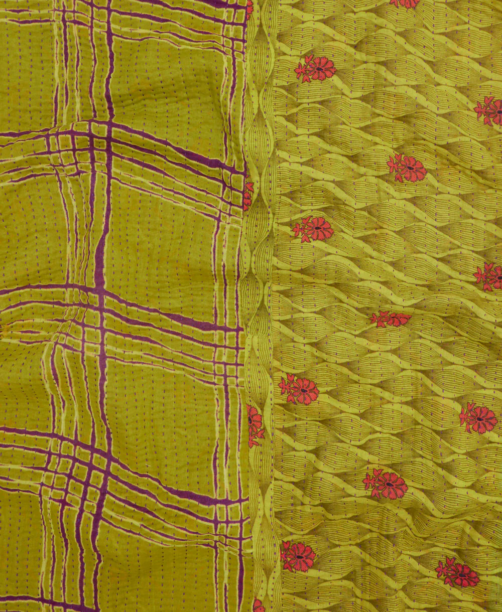 Kantha Quilt Throw - No. 260335 - Image 4
