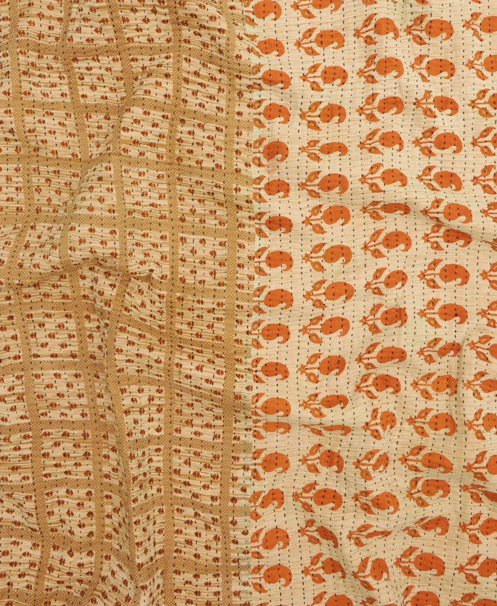 Kantha Quilt Throw - No. 260336 - Image 3