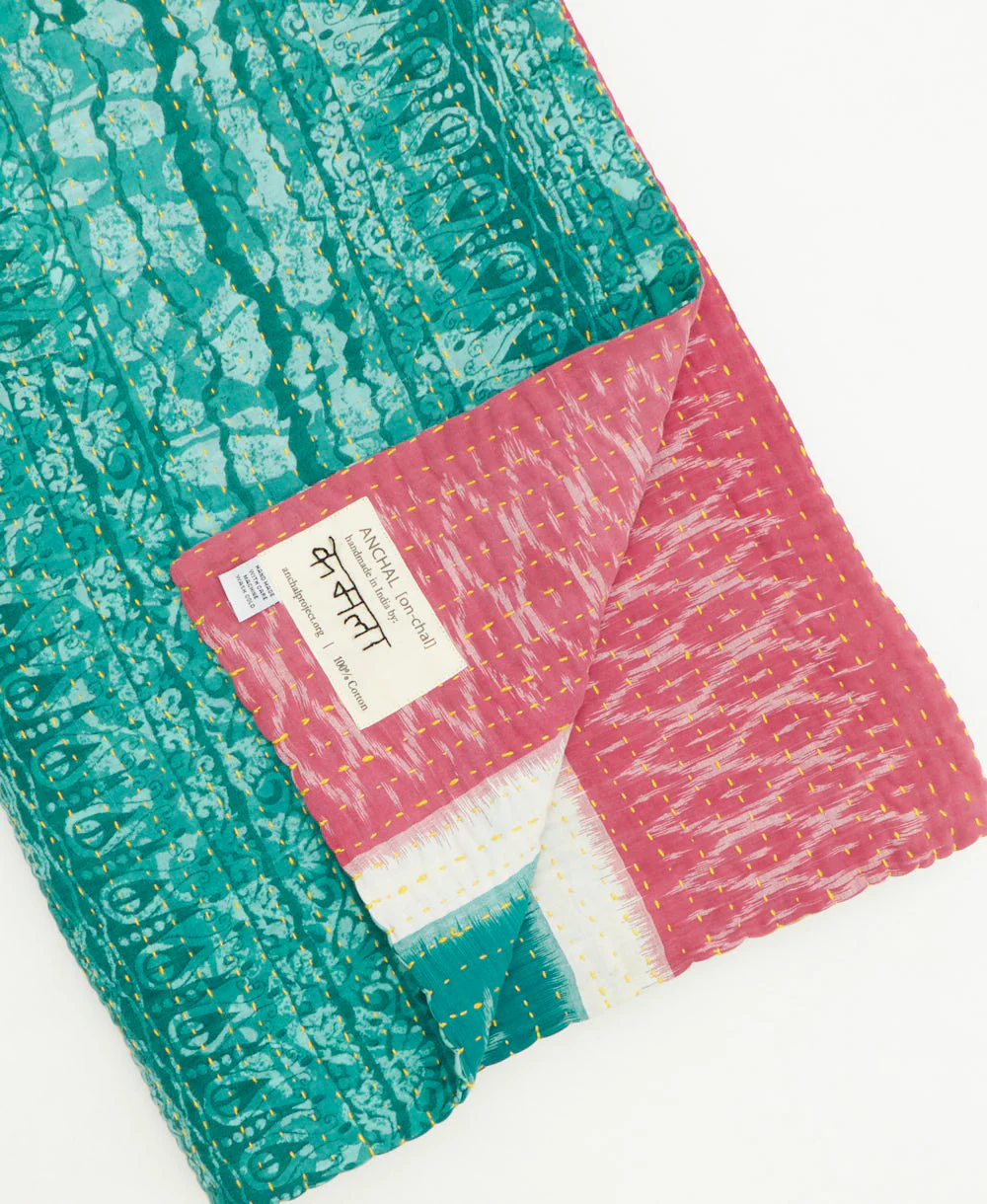 Kantha Quilt Throw - No. 260337 - Image 2