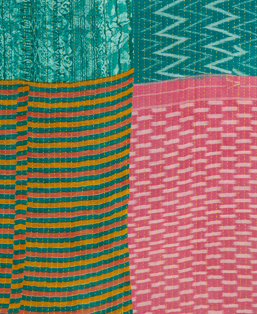 Kantha Quilt Throw - No. 260337 - Image 4