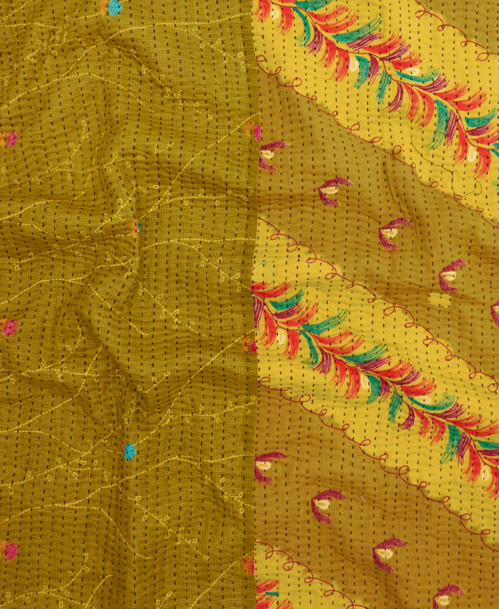 Kantha Quilt Throw - No. 260338 - Image 4