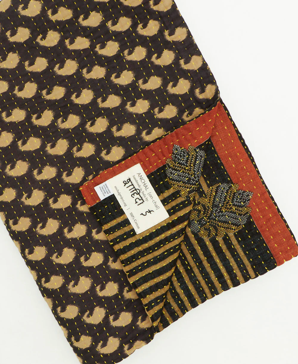 Kantha Quilt Throw - No. 260339 - Image 2