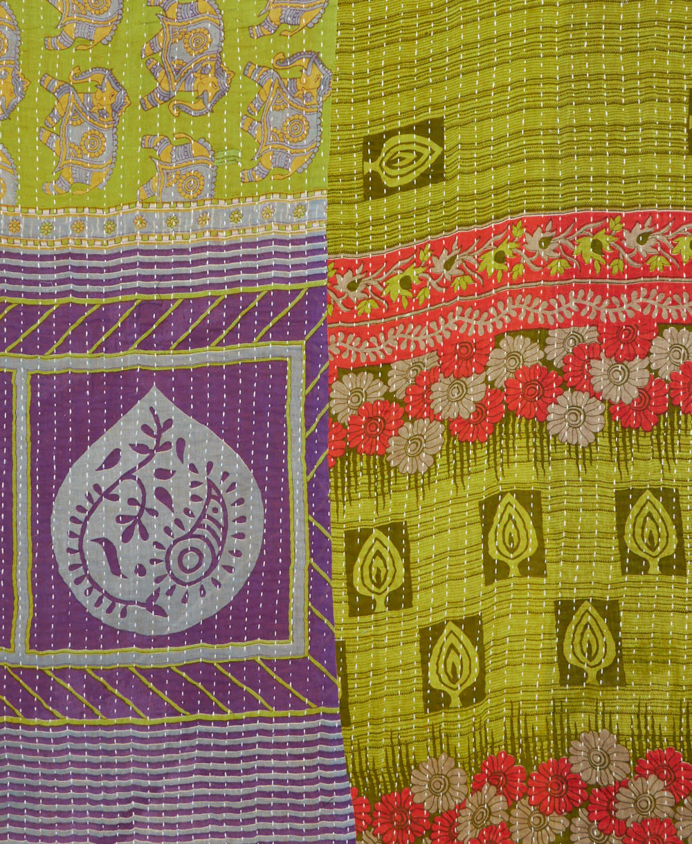 Kantha Quilt Throw - No. 260341 - Image 3