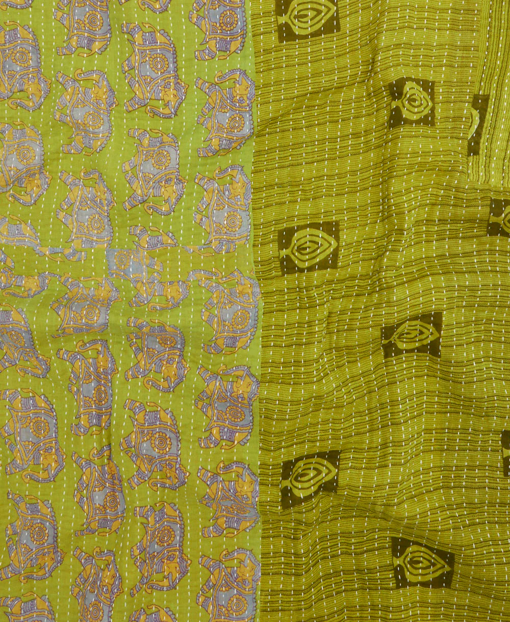 Kantha Quilt Throw - No. 260341 - Image 4