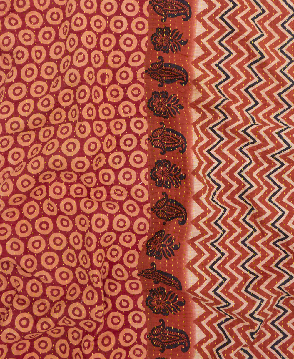 Kantha Quilt Throw - No. 260343 - Image 4
