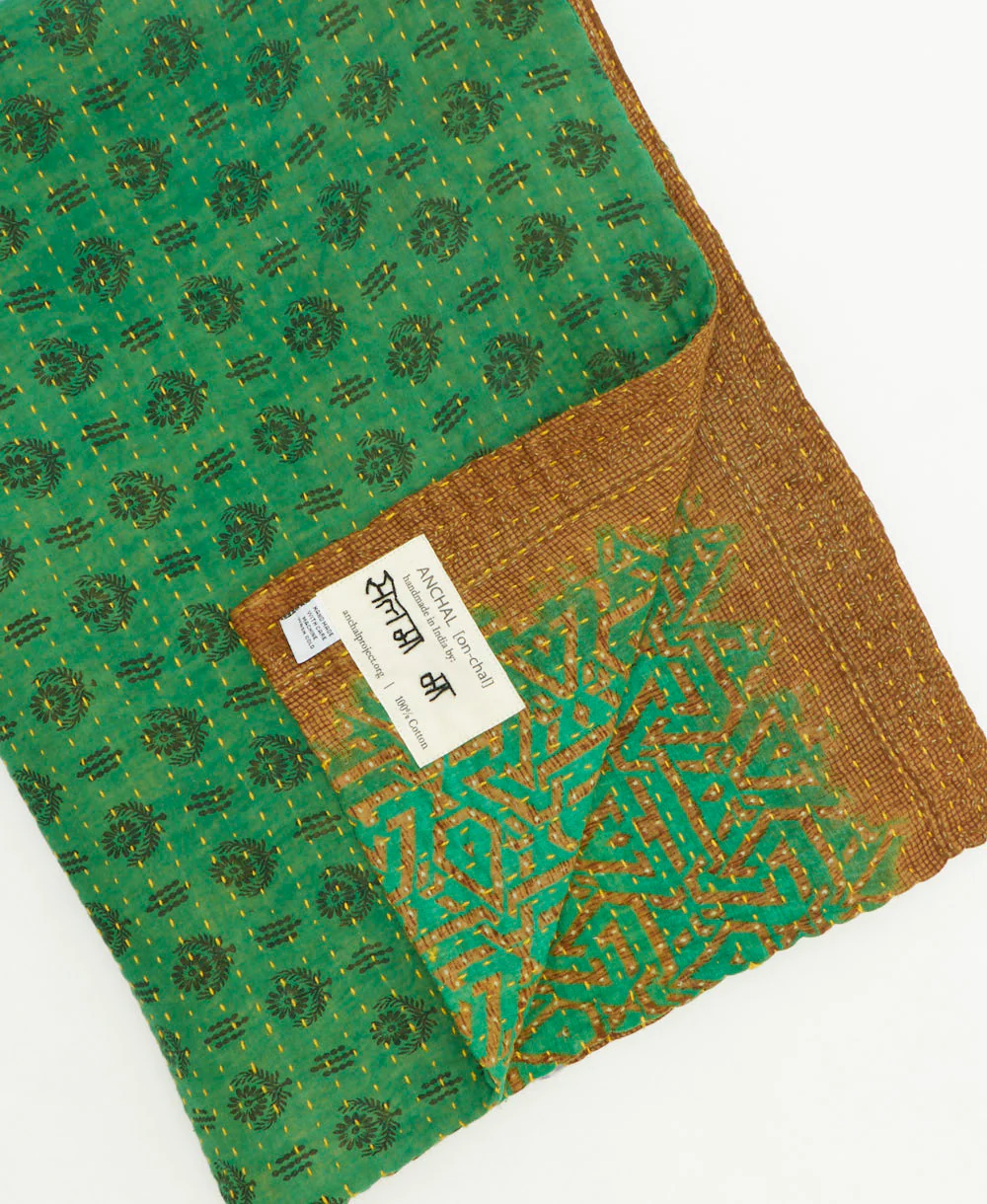 Kantha Quilt Throw - No. 260345 - Image 2