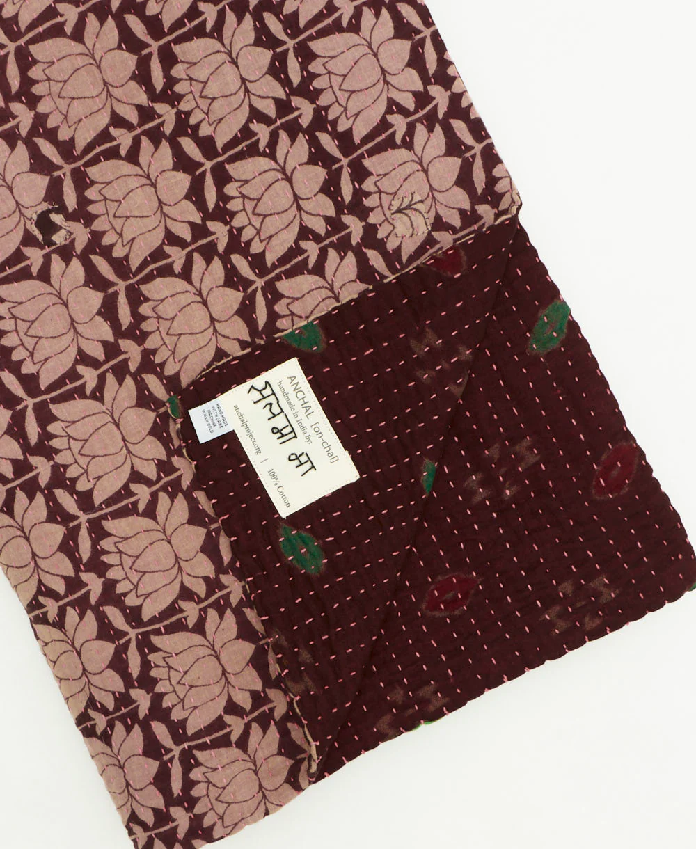 Kantha Quilt Throw - No. 260346 - Image 2