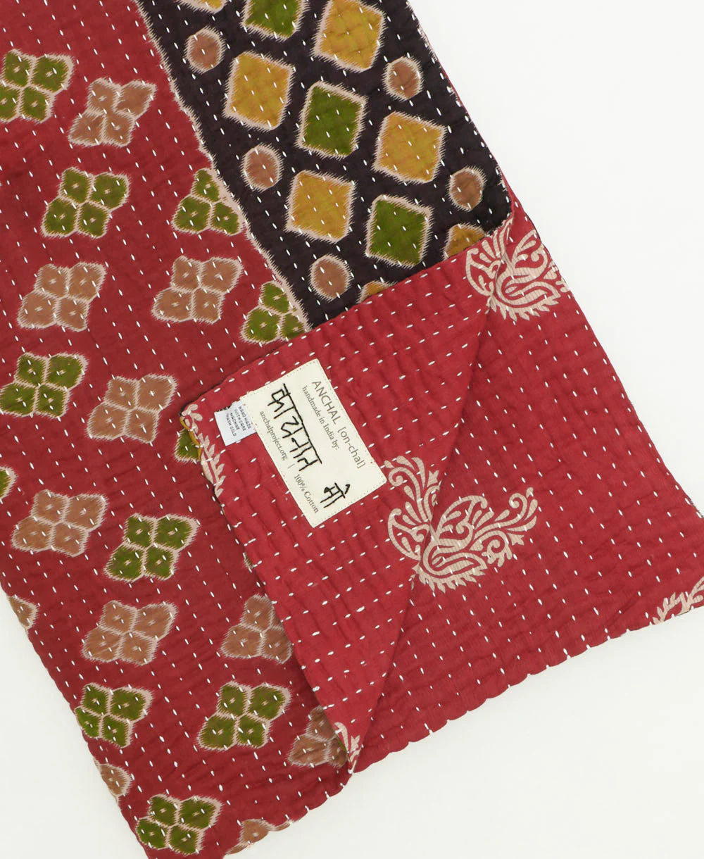 Kantha Quilt Throw - No. 260349 - Image 2