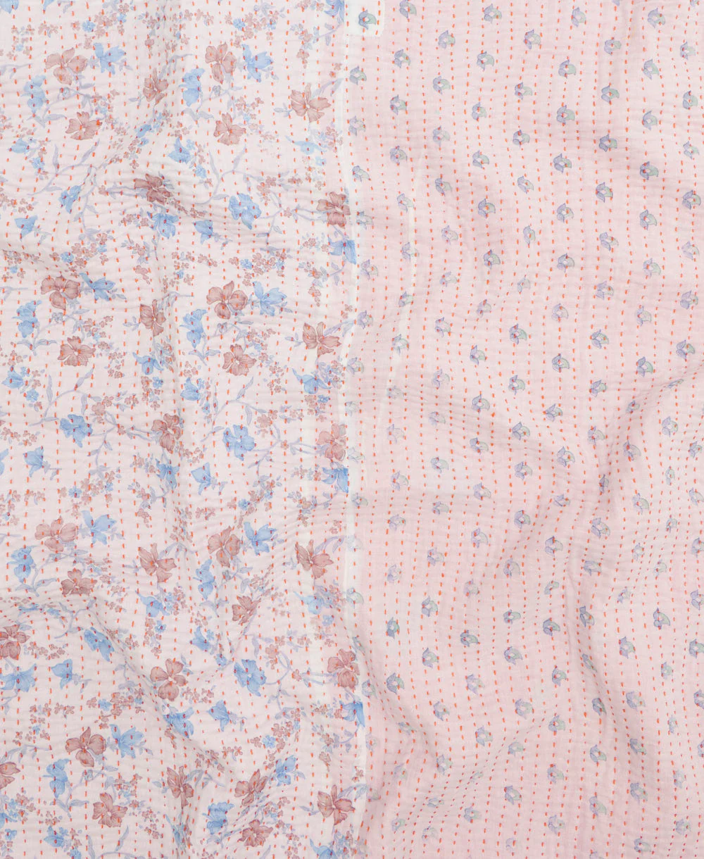 Kantha Quilt Throw - No. 260350 - Image 4