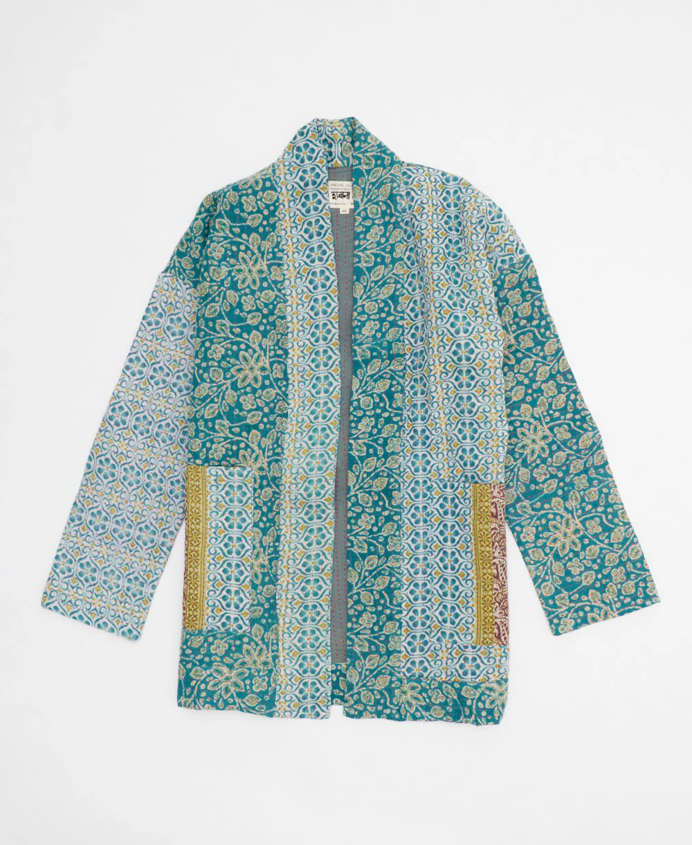 Kantha Quilted Jacket - No. 240604 - Image 2
